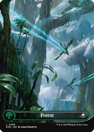 Image of Forest (0266) (Borderless) [Edge of Eternities]