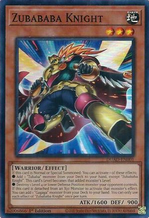 Image of Zubababa Knight [DUAD-EN001] Super Rare