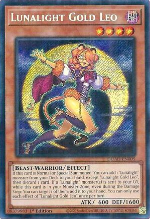 Image of Lunalight Gold Leo [DUAD-EN005] Secret Rare
