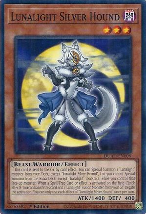 Image of Lunalight Silver Hound [DUAD-EN006] Common