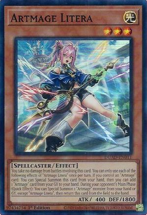 Image of Artmage Litera [DUAD-EN011] Super Rare