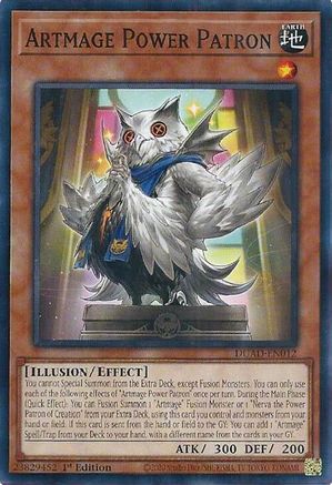 Image of Artmage Power Patron [DUAD-EN012] Common