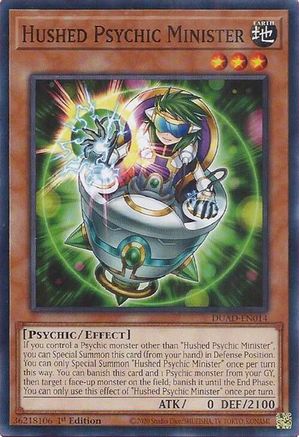 Image of Hushed Psychic Minister [DUAD-EN014] Common