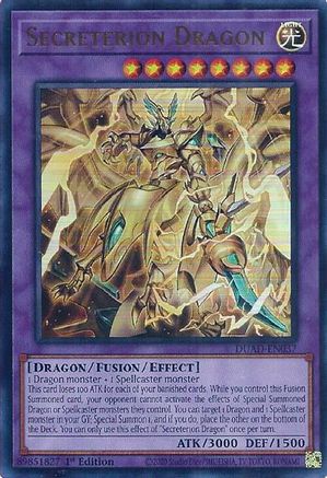 Image of Secreterion Dragon [DUAD-EN037] Ultra Rare