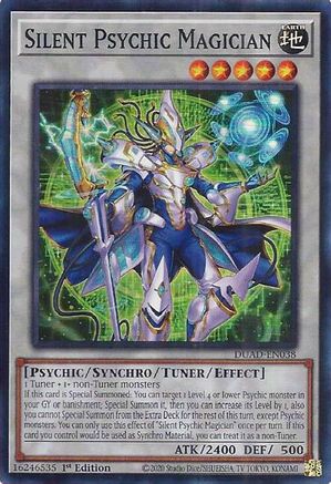Image of Silent Psychic Magician [DUAD-EN038] Super Rare