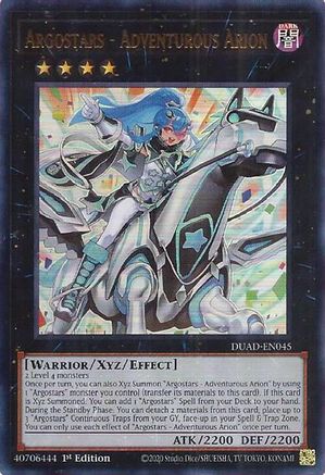 Image of Argostars - Adventurous Arion [DUAD-EN045] Ultra Rare