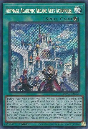 Image of Artmage Academic Arcane Arts Acropolis [DUAD-EN054] Secret Rare