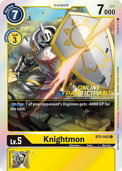 Image of Knightmon [BT5-042] (Online Participant) [Battle of Omni Promos]