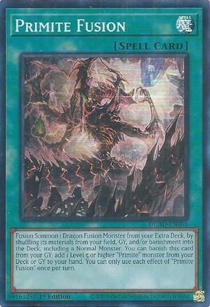 Image of Primite Fusion [DUAD-EN065] Super Rare
