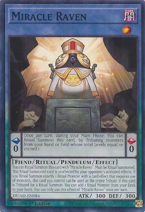 Image of Miracle Raven [DUAD-EN084] Common