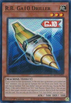 Image of R.B. Ga10 Driller [DUAD-EN090] Super Rare