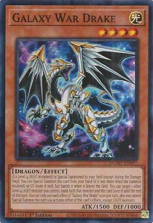 Image of Galaxy War Drake [DUAD-EN097] Super Rare