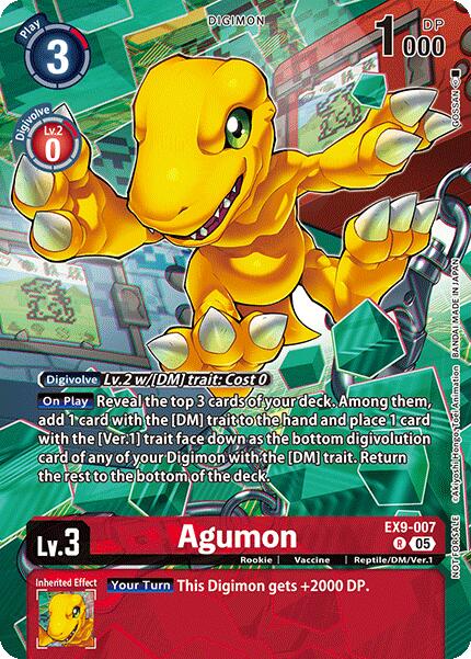 Image of Agumon [EX9-007] (Digital Monster Day Commemoration Event Participant) [Promotional Cards]