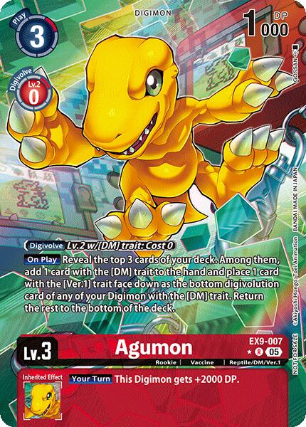 Image of Agumon [EX9-007] (Digital Monster Day Commemoration Event Winner) [Promotional Cards]