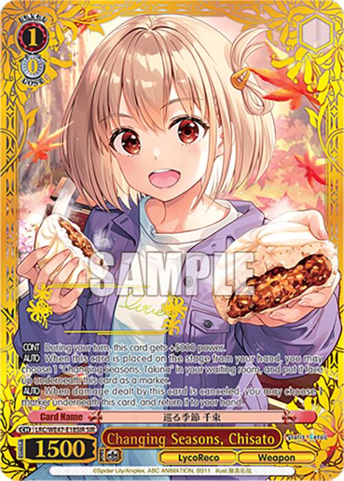 Image of Changing Seasons, Chisato (LRC-WE47-E18SIR SIR) [Lycoris Recoil Premium Booster]