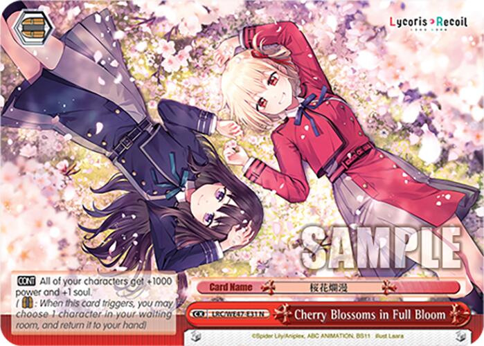 Image of Cherry Blossoms in Full Bloom (LRC-WE47-E31 N) [Lycoris Recoil Premium Booster]
