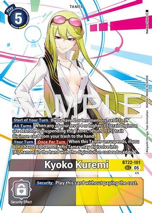 Image of Kyoko Kuremi [BT22-101] [Cyber Eden]