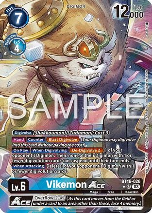 Image of Vikemon ACE [BT16-026] (Cyber Eden Release Event Winner) [Cyber Eden]