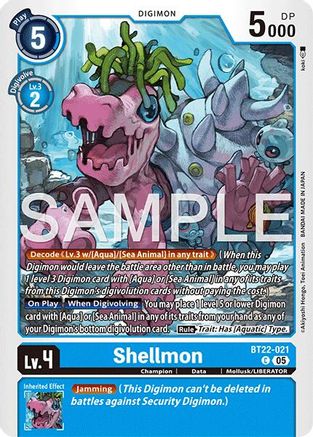Image of Shellmon [BT22-021] [Cyber Eden]
