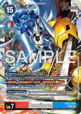 Image of Omnimon [BT22-015] [Cyber Eden]