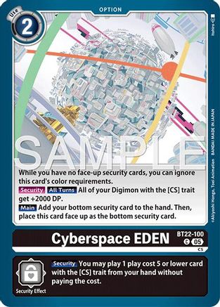 Image of Cyberspace EDEN [BT22-100] [Cyber Eden]