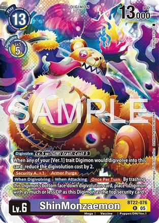 Image of ShinMonzaemon [BT22-076] [Cyber Eden]