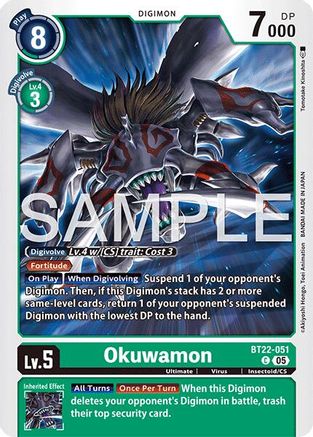 Image of Okuwamon [BT22-051] [Cyber Eden]