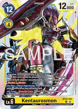 Image of Kentaurosmon [BT22-041] [Cyber Eden]