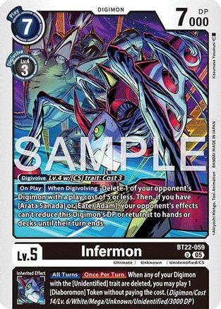 Image of Infermon [BT22-059] [Cyber Eden]