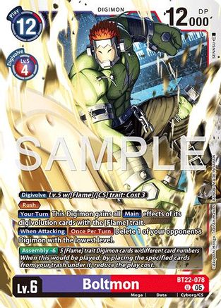 Image of Boltmon [BT22-078] [Cyber Eden]