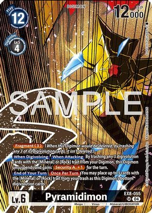 Image of Pyramidimon [EXB-055] (Digimon Liberator Debuggers Set) [Chain of Liberation]