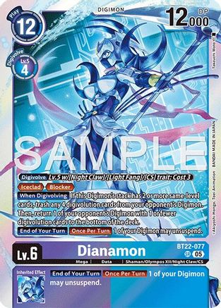 Image of Dianamon [BT22-077] [Cyber Eden]