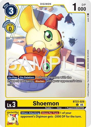 Image of Shoemon [BT22-029] [Cyber Eden]