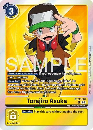 Image of Torajiro Asuka [BT22-087] [Cyber Eden]
