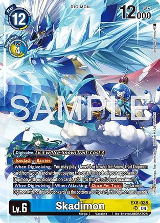 Image of Skadimon [EX8-028] (Digimon Liberator Debuggers Set) [Chain of Liberation]