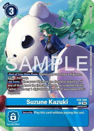 Image of Suzune Kazuki [EX8-066] (Digimon Liberator Debuggers Set) [Chain of Liberation]