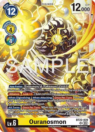 Image of Ouranosmon [BT22-039] [Cyber Eden]