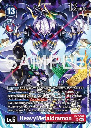 Image of HeavyMetaldramon [EX7-062] (Digimon Liberator Debuggers Set) [Digimon LIBERATOR]