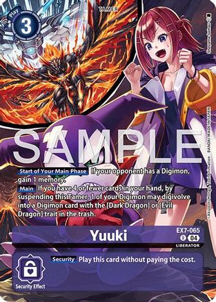 Image of Yuuki [EX7-065] (Digimon Liberator Debuggers Set) [Digimon LIBERATOR]