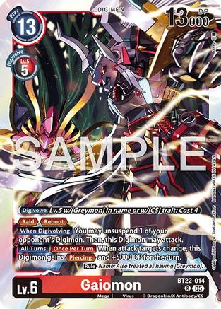 Image of Gaiomon [EX4-048] [Cyber Eden]