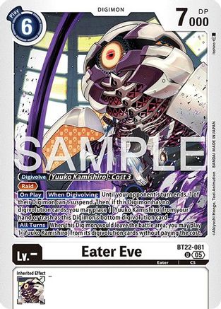 Image of Eater Eve [BT22-081] [Cyber Eden]