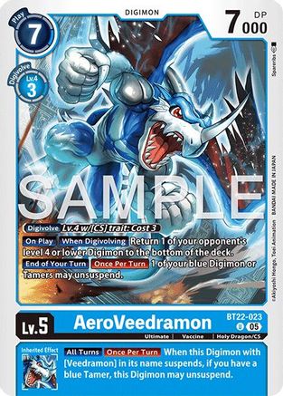 Image of AeroVeedramon [BT22-023] [Cyber Eden]