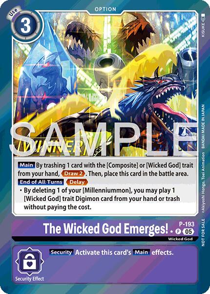 Image of The Wicked God Emerges! [P-193] (Store Tournament 2025 Vol.3 Winner Pack) [Promotional Cards]