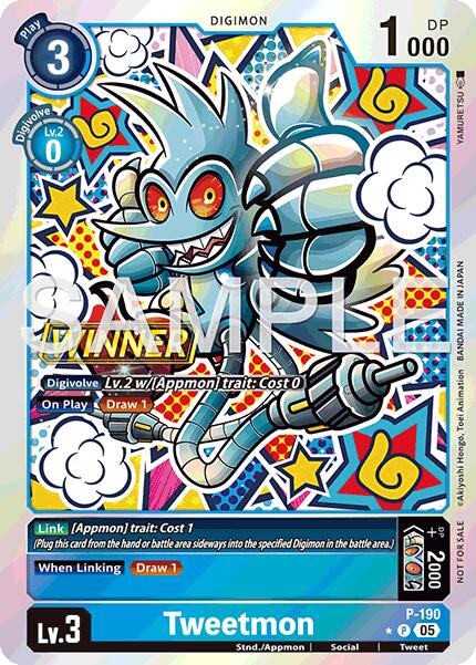 Image of Tweetmon [P-190] (Store Tournament 2025 Vol.3 Winner Pack) [Promotional Cards]