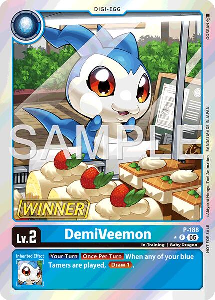 Image of DemiVeemon [P-188] (Store Tournament 2025 Vol.3 Winner Pack) [Promotional Cards]