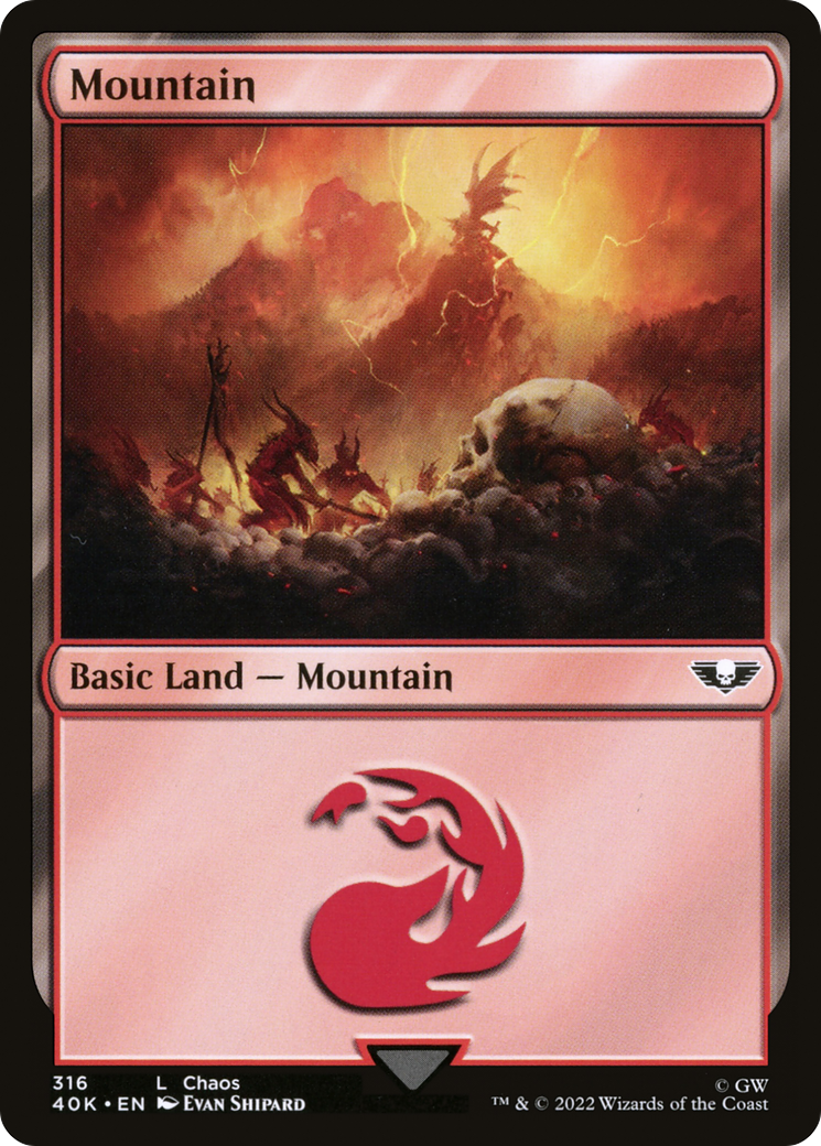 Image of Mountain (316) [Warhammer 40,000]
