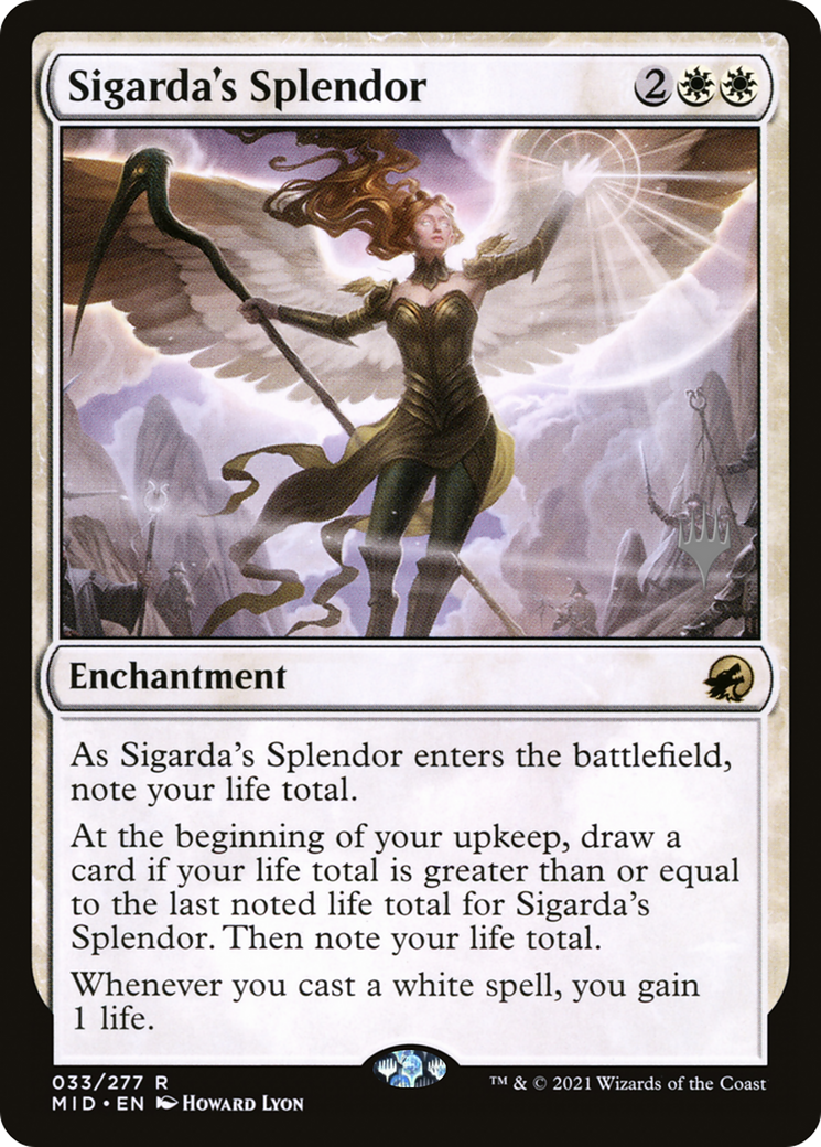 Image of Sigarda's Splendor (Promo Pack) [Innistrad: Midnight Hunt Promos]