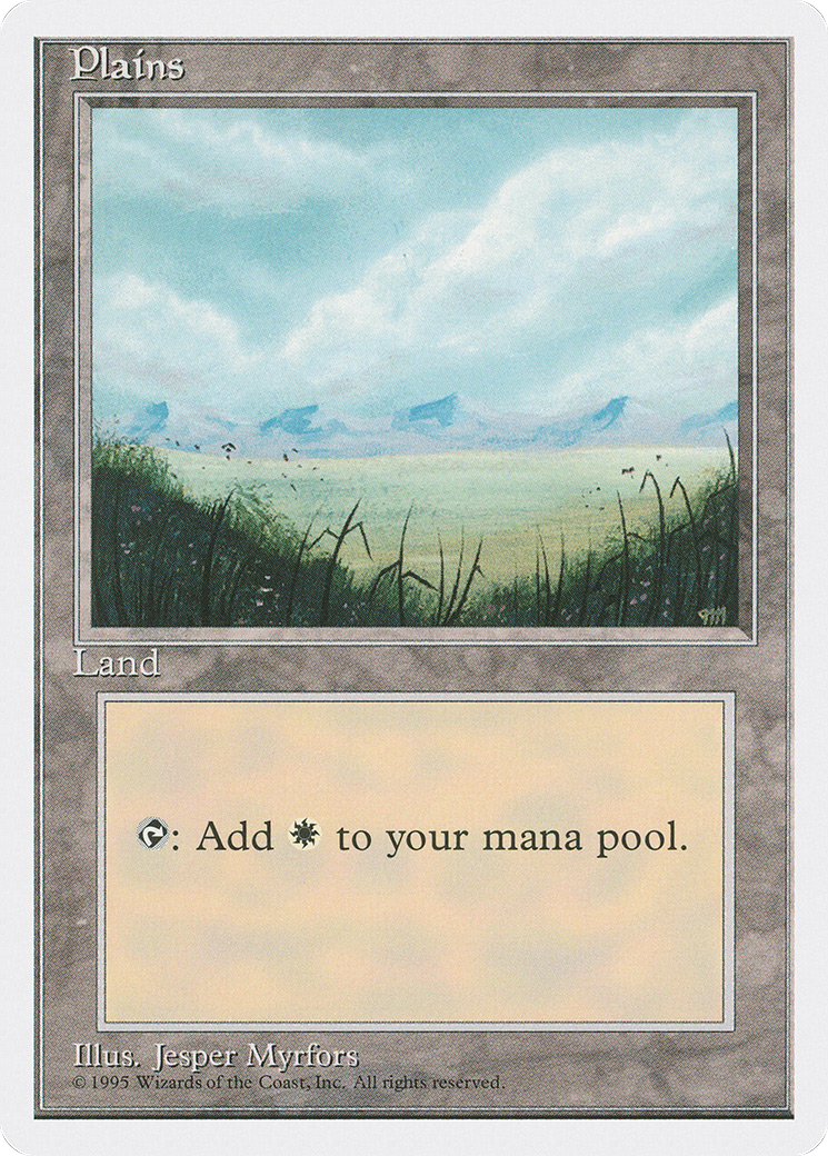Image of Plains (No Trees / Signature on Right) [Fourth Edition]