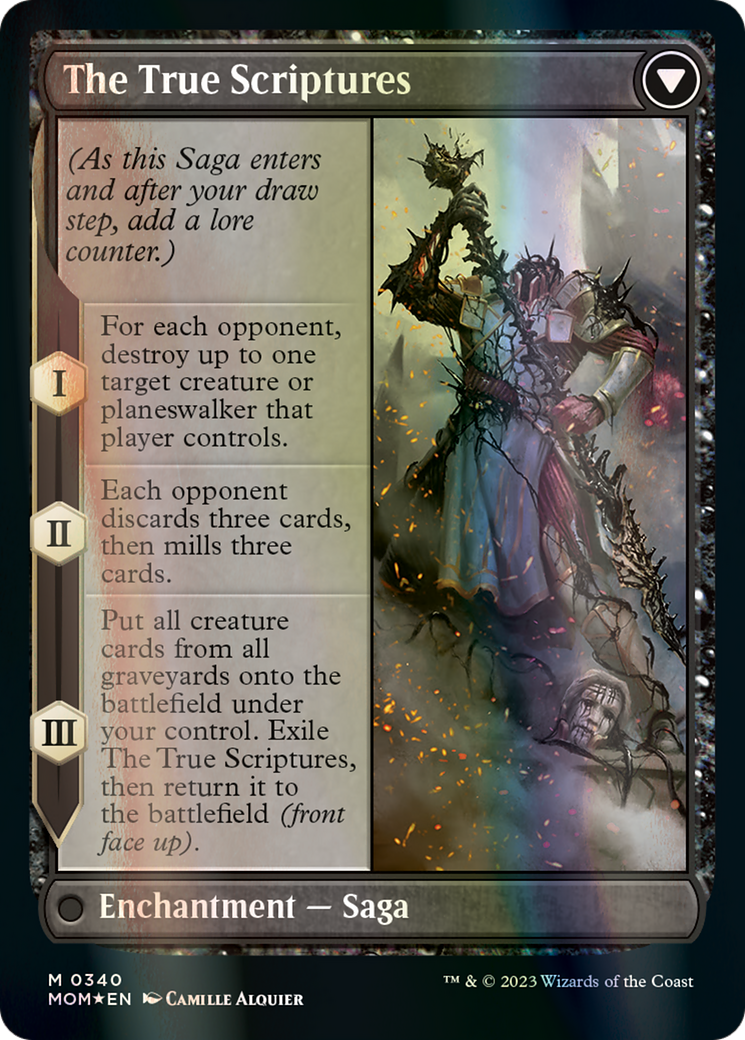 Image of Sheoldred // The True Scriptures (Serialized) [March of the Machine]