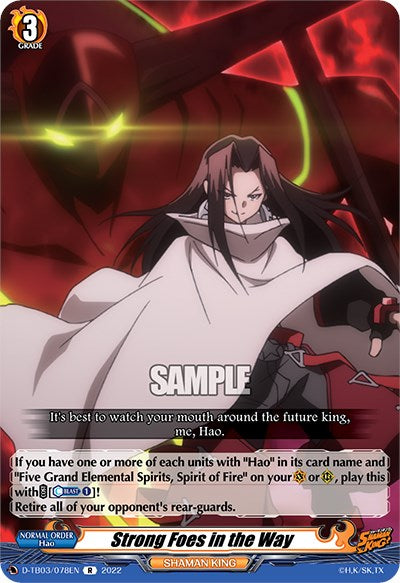 Image of Strong Foes in the Way (D-TB03/078EN) [Shaman King]